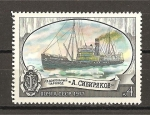 Stamps : Europe : Russia :  Rompehielos Alexander Sibiriakov.