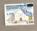 Stamps : America : Honduras :  Iglesia de la Merced en Choluteca