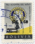 Sellos de America - Bolivia -  Rotary Club - Sobrecargados