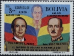 Stamps Bolivia -  Conmemoracion de la Visita del Presidente de Venezuela