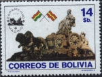 Stamps Bolivia -  Conmemoracion de la Exposicion filatelica mundial en Madrid - Espamer 80