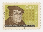 Stamps Finland -  Martín Lutero