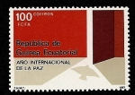 Stamps Equatorial Guinea -  Año Internacional de la Paz