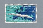 Stamps Spain -  XII Campeonatos de Natación (repetido)