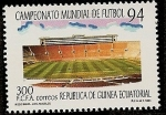 Stamps Equatorial Guinea -  Mundial de Fútbol  - Estados Unidos 1994 - Estadio Rose Bowl - Los Angeles