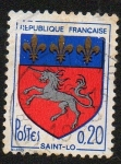 Stamps France -  Escudo Saint-Lo