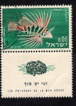 Stamps : Asia : Israel :  Pterois Radiata