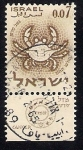 Sellos del Mundo : Asia : Israel : zodiaco