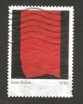 Stamps United States -  rojo sobre negro, barnett newman
