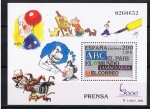 Stamps Spain -  Edifil  SH 3766  Exposición Mundial de Filatekia ESPAÑA ¨2000  Personajes Populares  