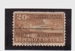 Sellos de America - Cuba -  Correo aéreo