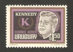 Stamps Uruguay -  en recuerdo a john f. kennedy