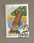 Stamps Russia -  Arbol aserrado