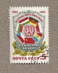 Sellos de Europa - Rusia -  30 Aniv del Pacto de Varsovia