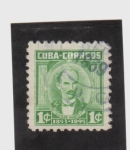 Stamps Cuba -  Jose Marti- 1853-1895