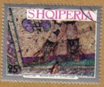 Stamps Albania -  Arte arquitectura