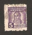 Stamps Uruguay -  santiago vazquez