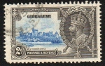 Stamps Gibraltar -  Castillo de Windsor y Rey Jorge V