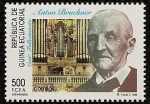Stamps Equatorial Guinea -  Centº muerte de Josef Anton Bruckner - compositor Austriaco