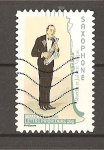 Stamps : Europe : France :  Saxophone.