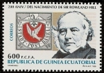 Stamps Equatorial Guinea -  200 anivº nacimiento de Sir Rowland Hill