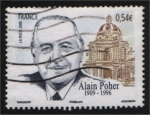 Stamps France -  Alain Poher (1909 - 1996)