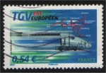 Stamps France -  TGV – Tren de Gran Velocidad
