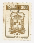 Stamps : America : Peru :  Escudo de Armas (Puno)