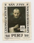 Stamps Peru -  Canonización de San Juan