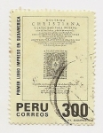 Stamps Peru -  Primer Libro Impreso en Sudamérica