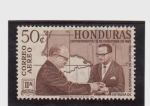 Stamps : America : Honduras :  Conmemorativo 18 de noviembre de 1960