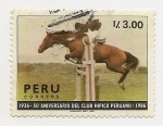 Stamps : America : Peru :  50° Aniversario del Club Hípico Peruano