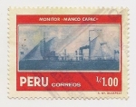 Stamps : America : Peru :  Navíos (Monitor<<9 