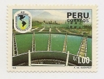Stamps : America : Peru :  25° Aniversario Banco Interamericano de Desarollo