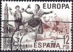 Stamps Spain -  2615 Europa- CEPT. Baile Popular, La Jota.