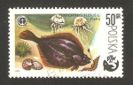 Stamps Poland -  2440 - centº de la pesca deportiva en Polonia, platichthys flesys l.