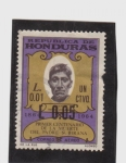 Stamps Honduras -  Primer cent. de la muerte del padre Subirana