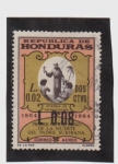 Stamps Honduras -  Primer cent. de la muerte del padre Subirana