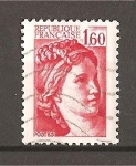 Stamps France -  Nueva Marianne./ Sabine.
