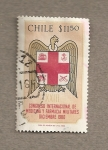 Stamps : America : Chile :  Congreso Internacional de Medicina y Farmacia Militares
