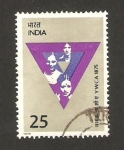 Sellos de Asia - India -  YMCA 1875