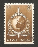 Stamps India -  interpol