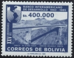 Stamps Bolivia -  XXV Aniversario del banco interamericano de desarrollo