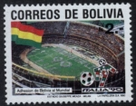 Stamps Bolivia -  Futbol Mundial Italia 1990