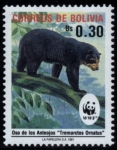 Stamps Bolivia -  Fauna Boliviana OSO de Anteojos