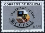 Stamps Bolivia -  Seguridad Postal ECOBOL