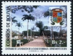 Stamps America - Bolivia -  Centenario de la ciudad de Riberalta (Beni)