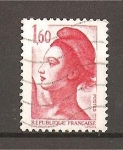 Stamps France -  Libertad de Delacroix.