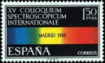 Stamps : Europe : Spain :  XV Coloquium Spectroscopium