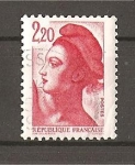 Stamps France -  Libertad de Delacroix.